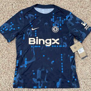 Nike Dri-FIT Chelsea Academy Pro 2024/25 Prematch Soccer Jersey, Men's Size M
